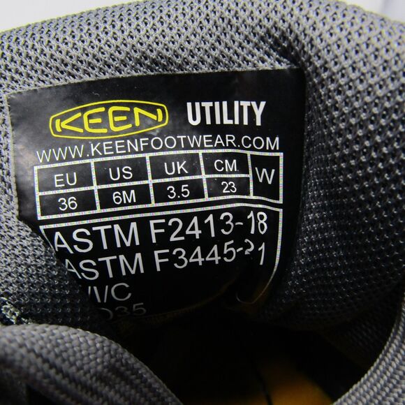 Keen Utility Sparta II ESD Work Shoes Women\'s Size 6 Safety Toe Mesh Sneakers